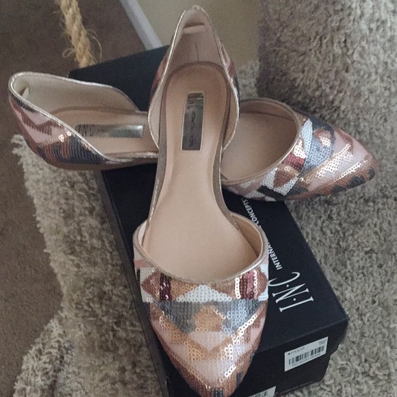 INC International Concepts Shoes - Inc dust metallic slip ons